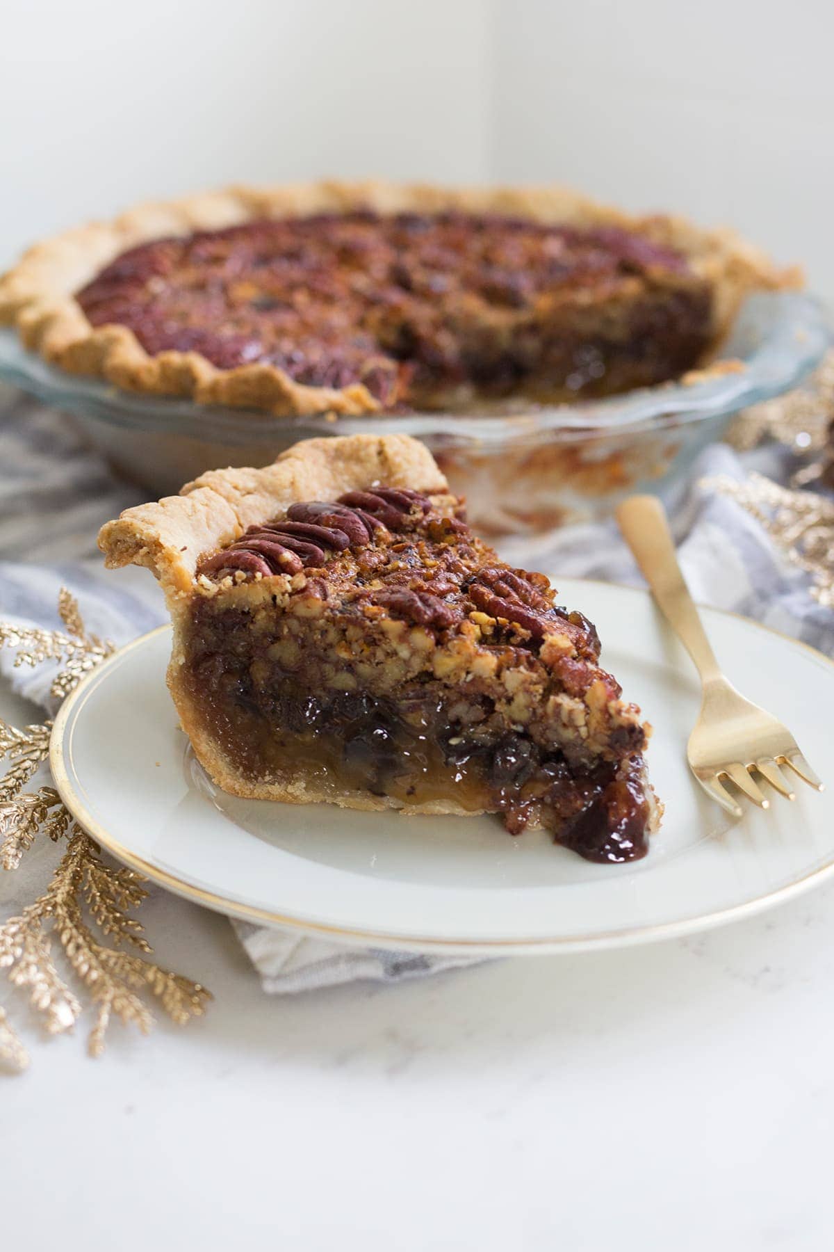 Dark Chocolate Pecan Pie