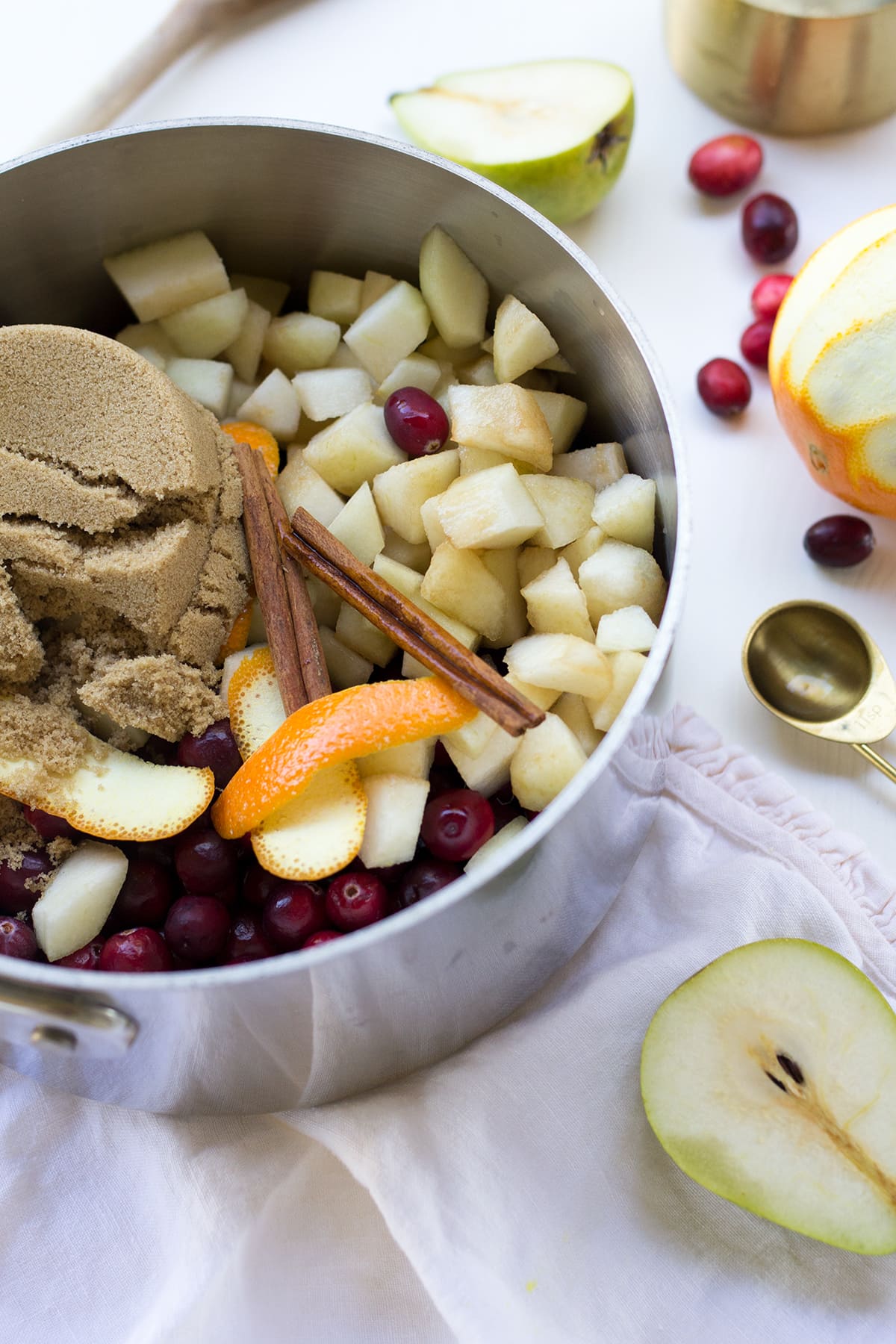 Spiced Pear Cranberry Sauce