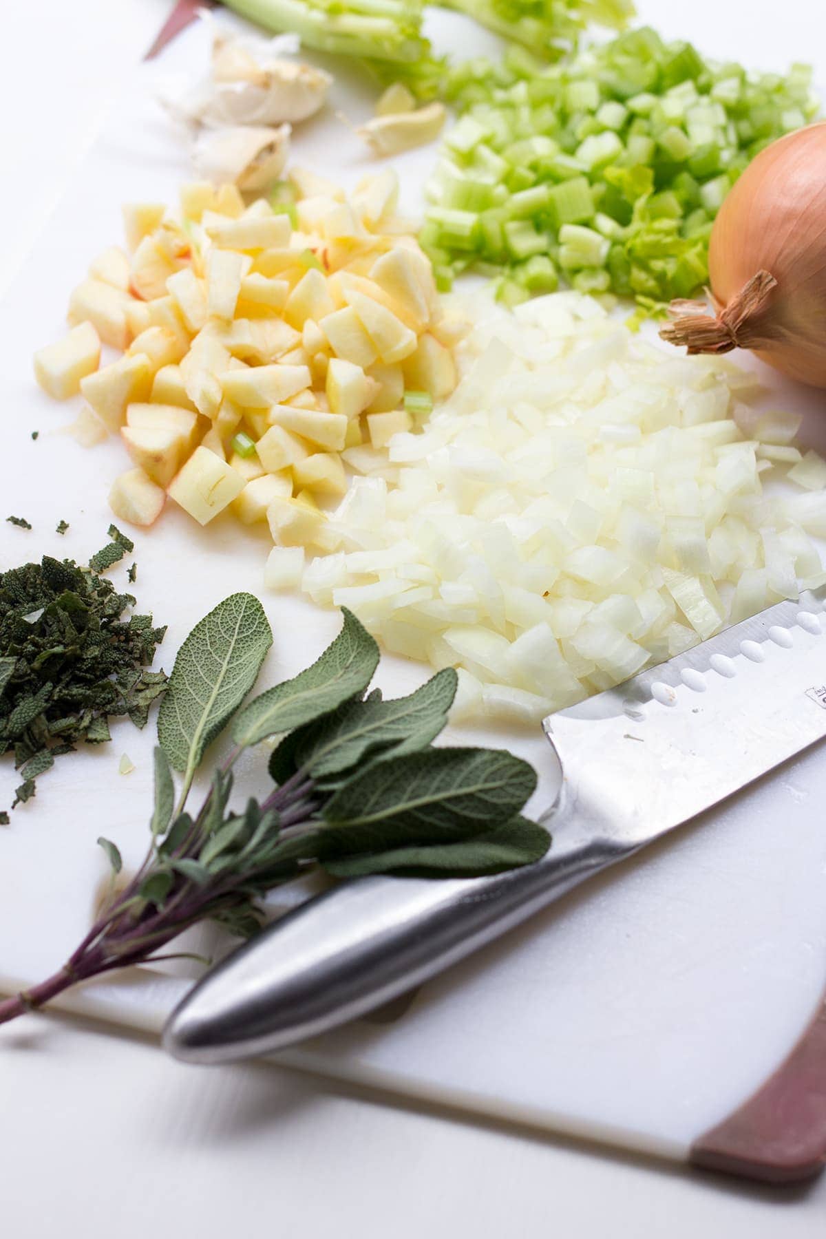 Stuffing with Sausage Apples and Sage