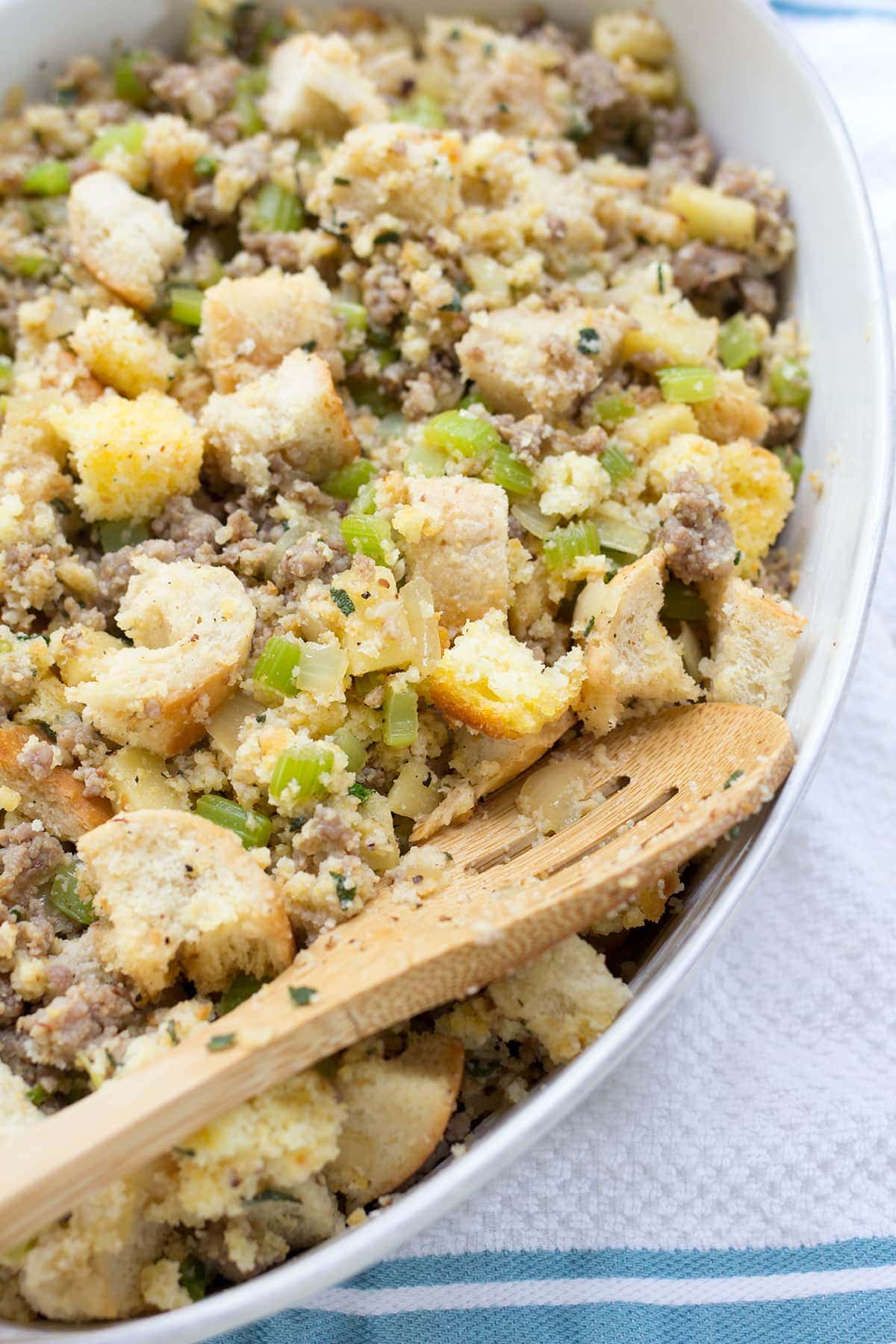 Stuffing with Sausage Apples and Sage