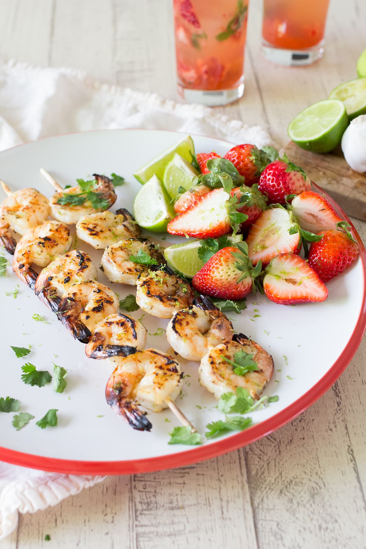 Citrus Rum Grilled Shrimp