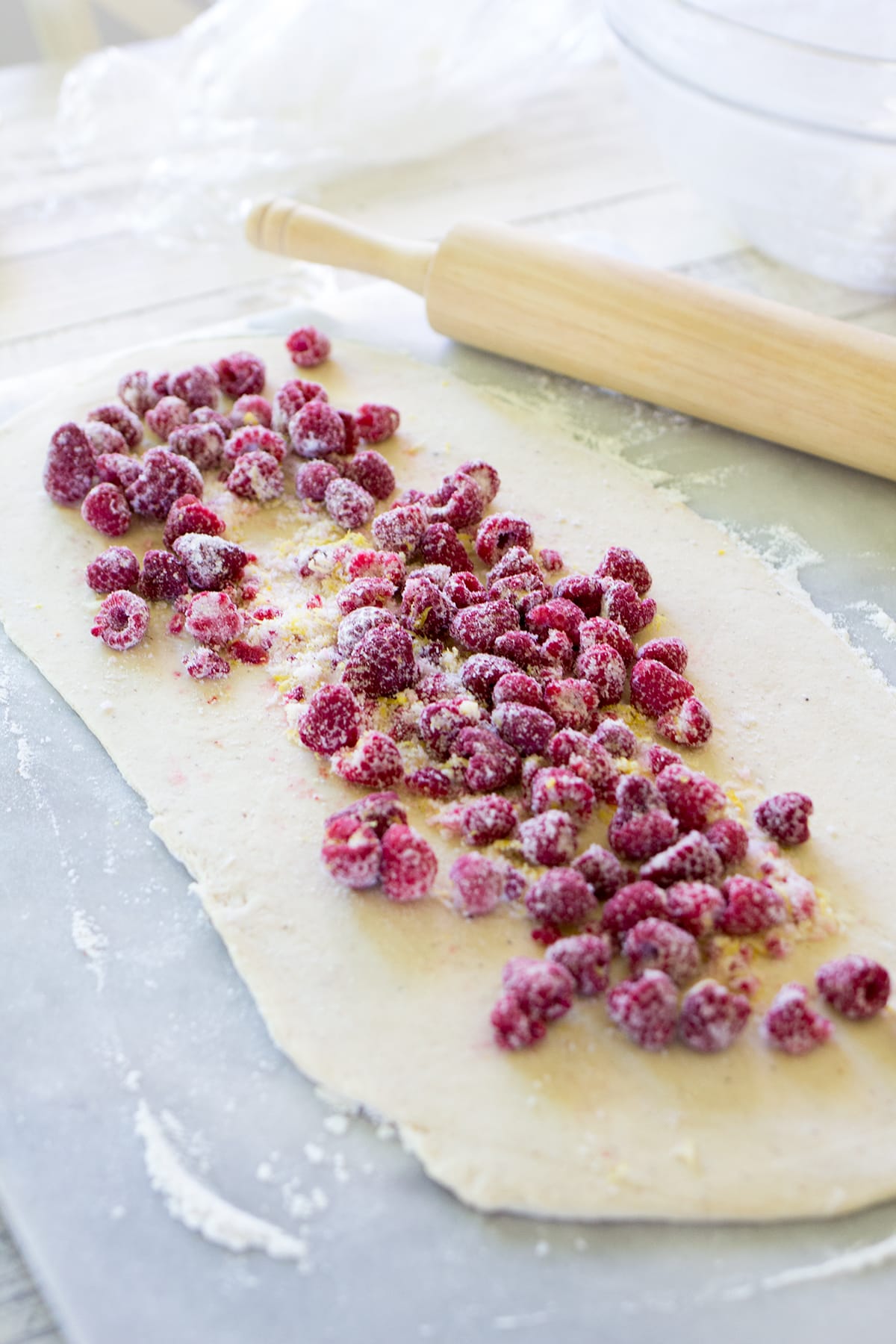 Raspberry Lemon Sweet Rolls