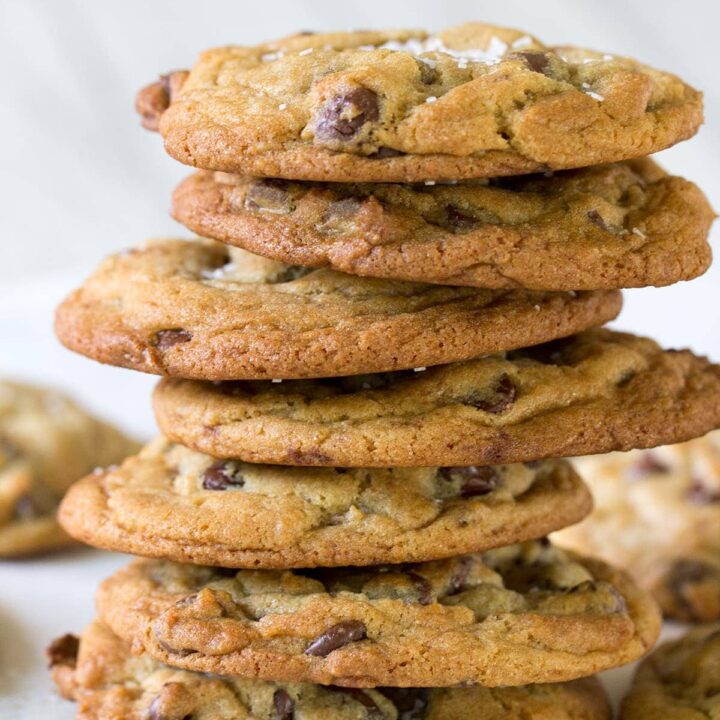 Salted Brown Sugar Chocolate Chip Cookies