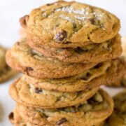 Salted Brown Sugar Chocolate Chip Cookies