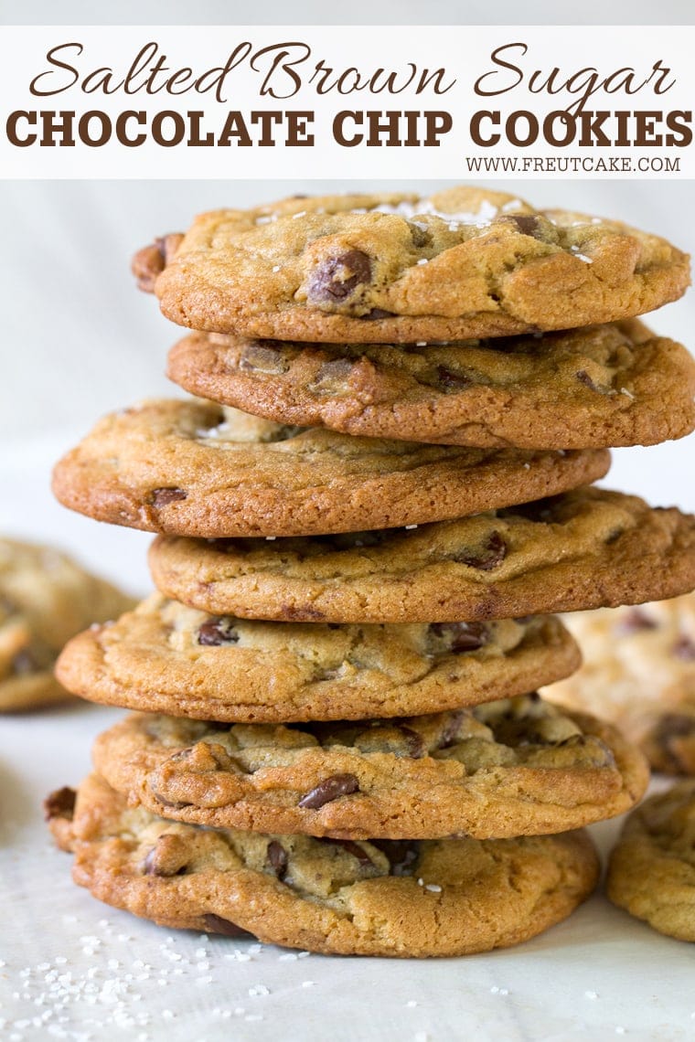 Salted Brown Sugar Chocolate Chip Cookies