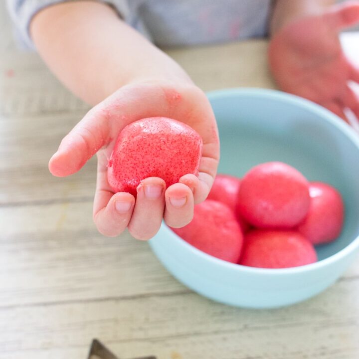 Three Ingredient Edible Sensory Dough Recipe