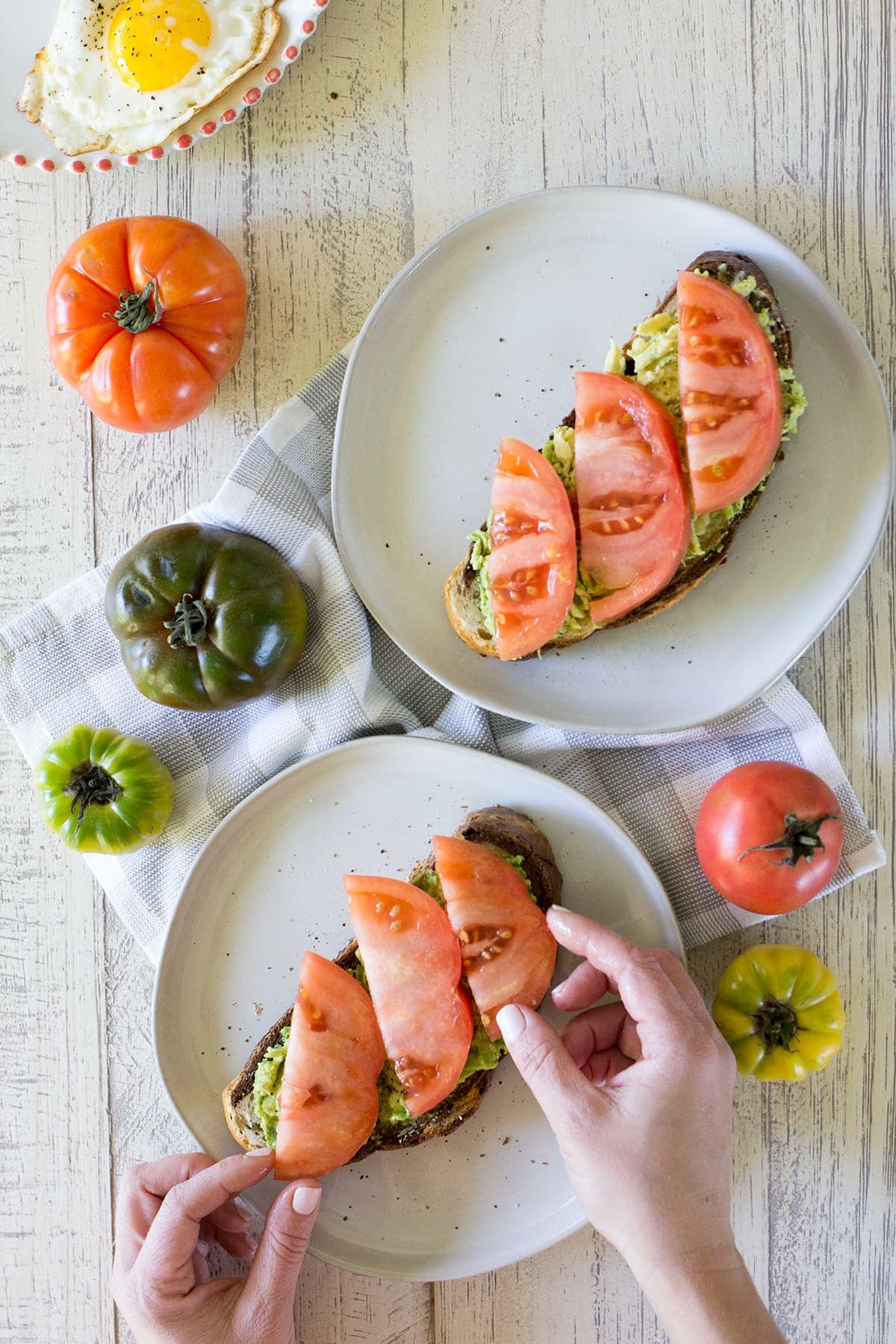 Tomato Feta Avocado Toast