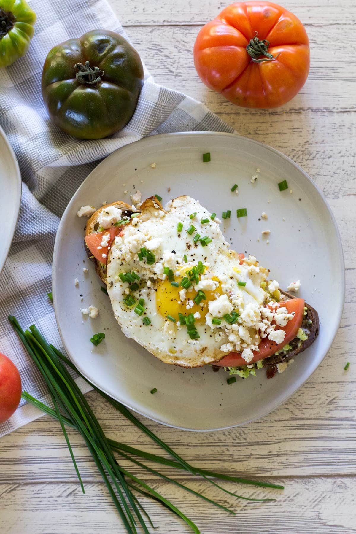 Tomato Feta Avocado Toast