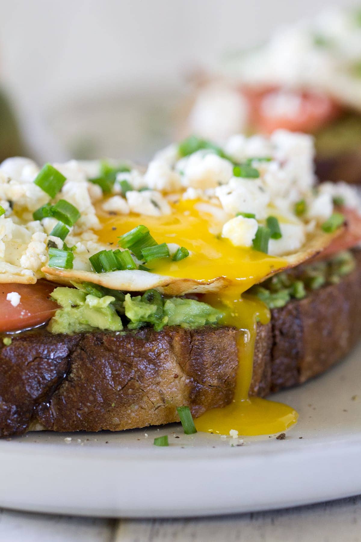 Tomato Feta Avocado Toast