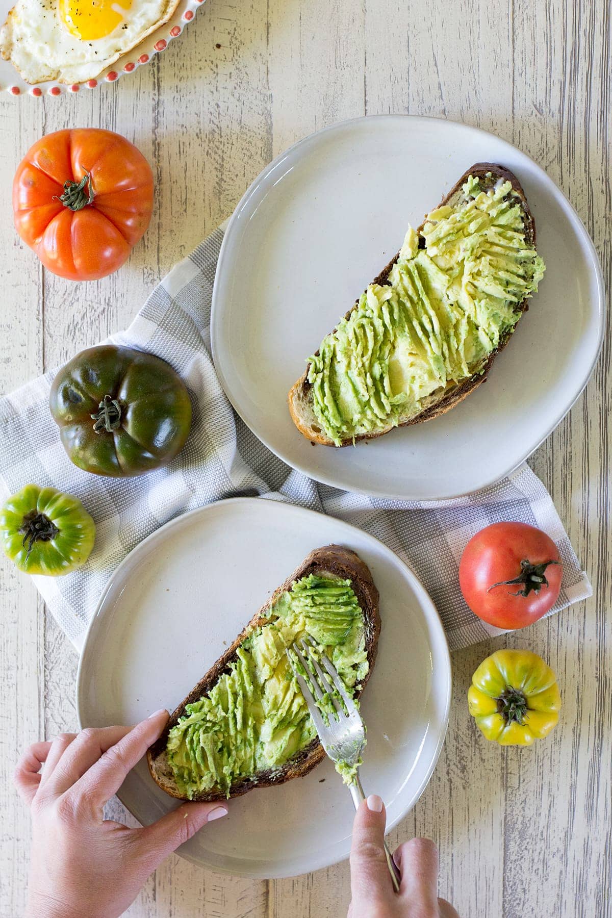 Tomato Feta Avocado Toast