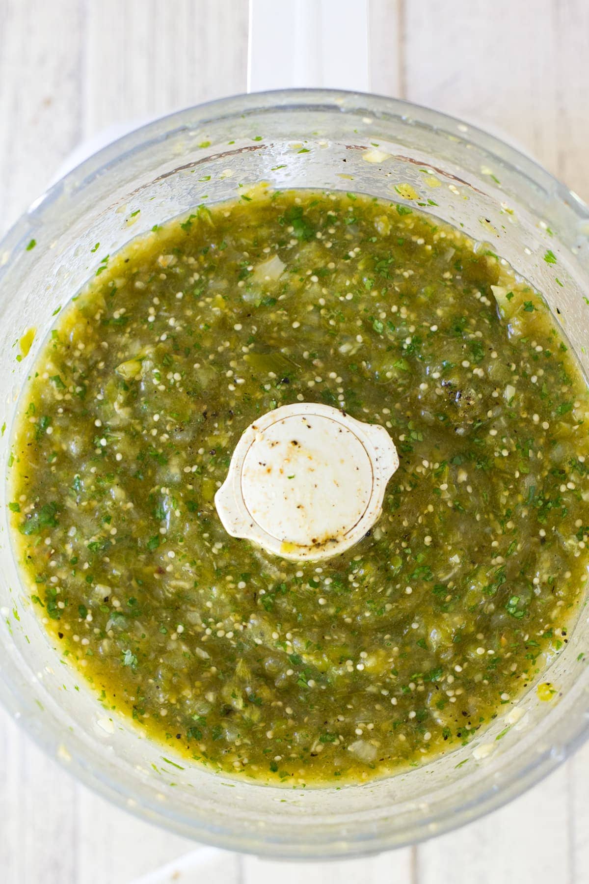 Roasted Tomatillo and Jalapeno Salsa