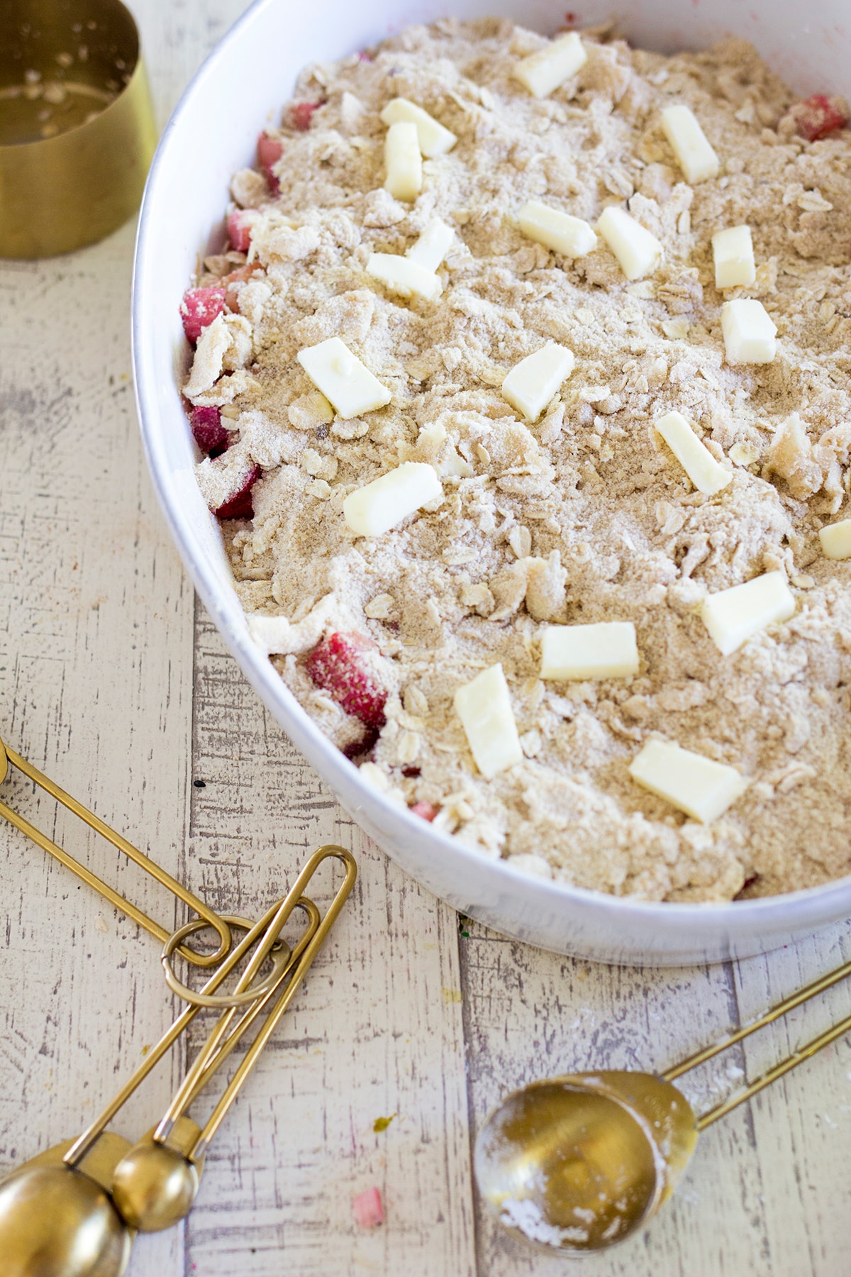 Strawberry Rhubarb Crumble