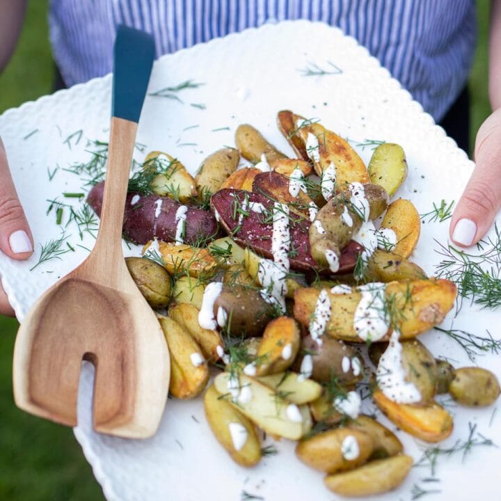 Creamy Dill Fried Potatoes