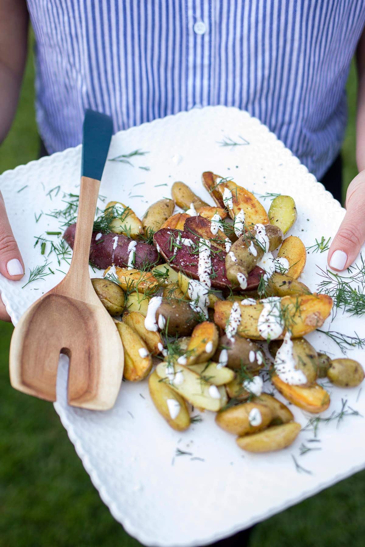 Creamy Dill Fried Potatoes