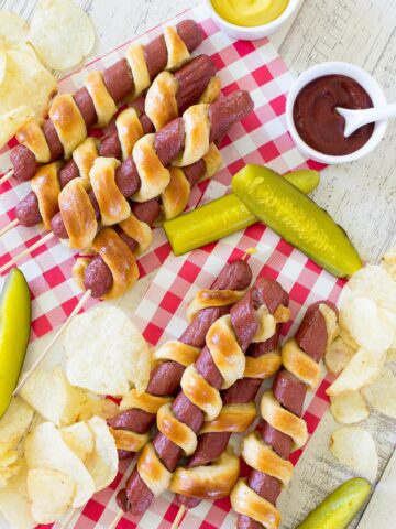 Easy 2 Ingredient Tornado Hot Dogs
