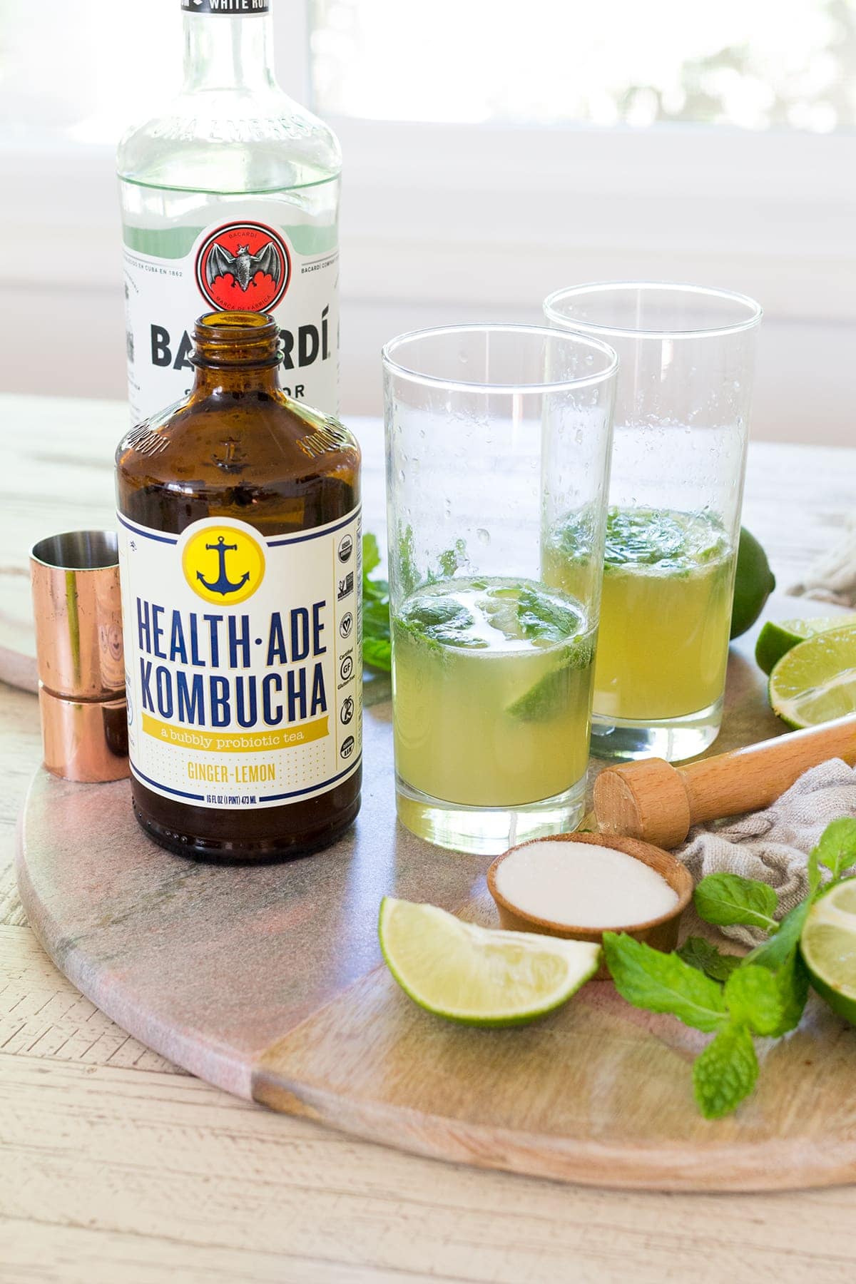 Kombucha Mojito Cocktail Recipe