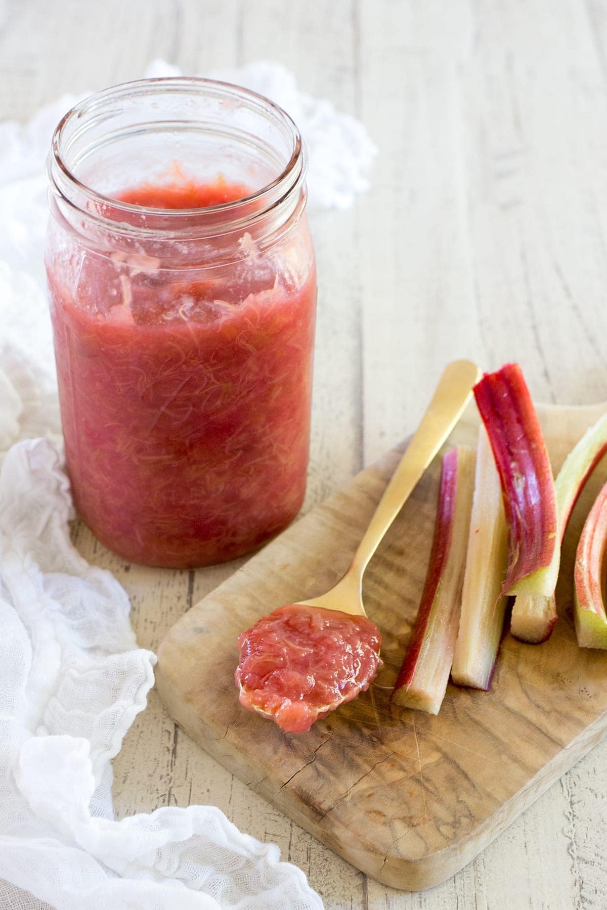 Quick Rhubarb Compote