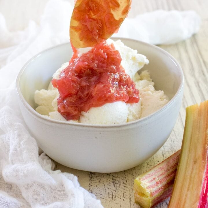 Quick Rhubarb Compote