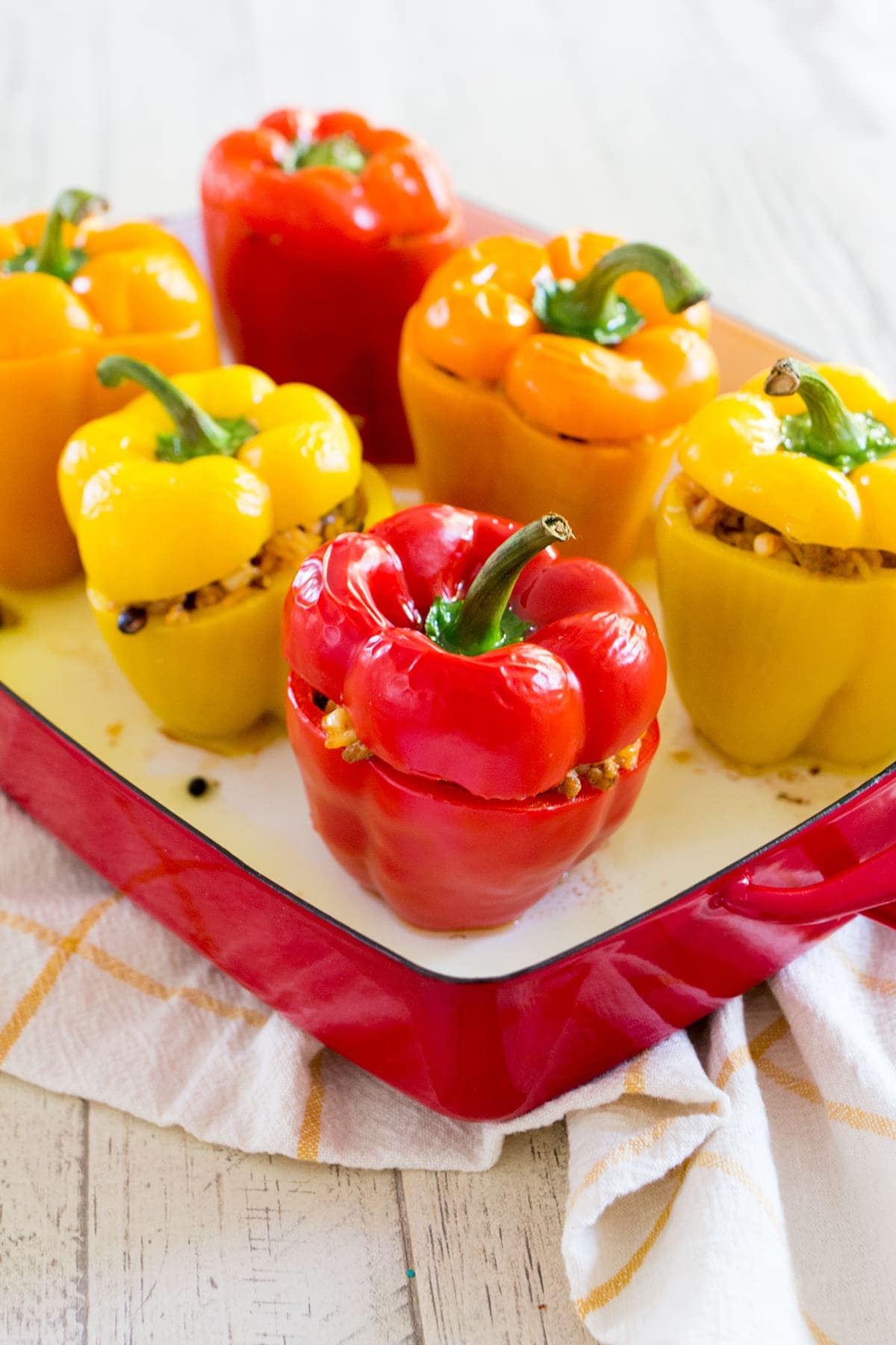 Easy Mexican Stuffed Peppers with Turkey and Rice also known as the best stuffed pepper recipe