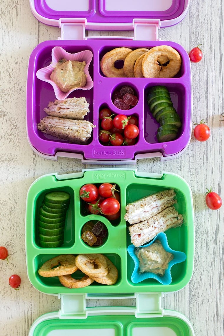 Mini Pancake Bento Box Lunch - Happy Veggie Kitchen