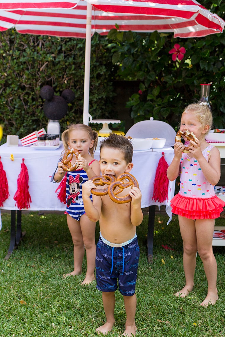 Mickey and Minnie Mouse Themed Third Birthday Party for the Twins plus links to Mickey and Minnie Birthday Party Supplies 