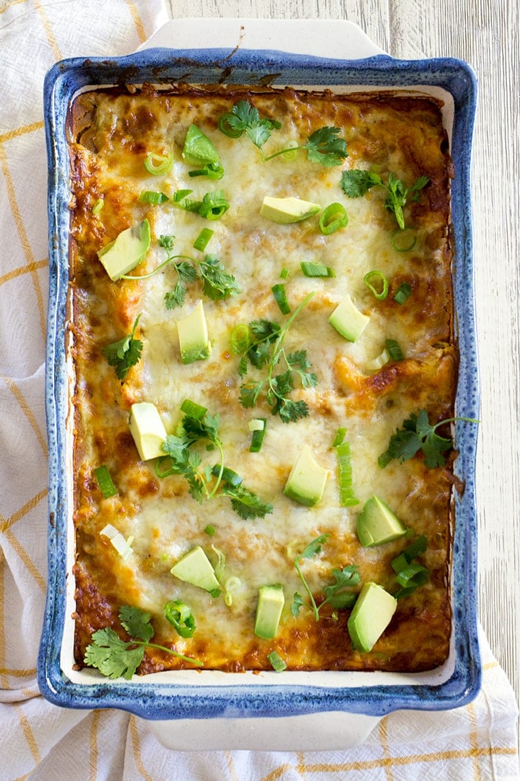 Pumpkin Chicken Enchiladas with a Pumpkin Enchilada Sauce make an easy and delicious family weeknight or weekend dinner perfect for fall. #enchiladas #pumpkin #chickenenchiladas #pumpkinenchiladas #enchiladasauce #glutenfree #glutenfreeenchiladas #pumpkinspice #dinner #weeknightdinner #easydinner #rotisseriechicken