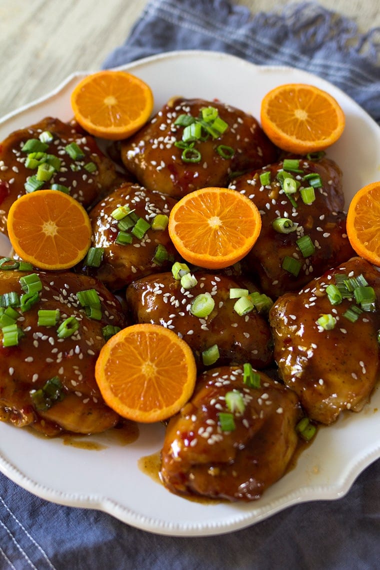 Sticky Baked Asian Chicken Thighs #boneless #stickyasianchicken #skinless #chickenthighs #asianchicken #easy #easyasianchicken #sticky #spicy #sweet