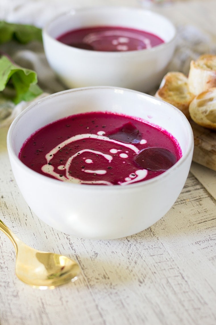 Coconut Ginger Beet Soup Recipe