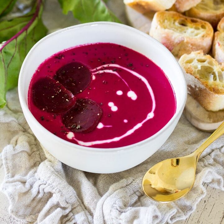Coconut Ginger Beet Soup Recipe