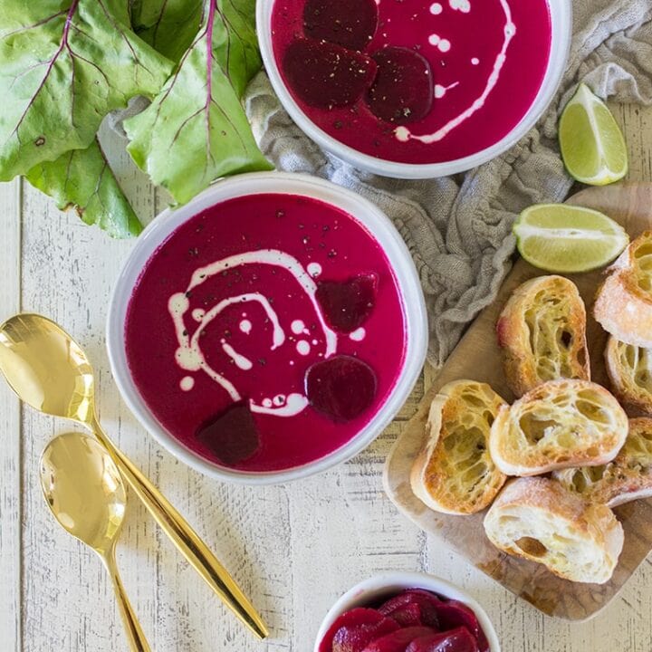 Coconut Ginger Beet Soup Recipe