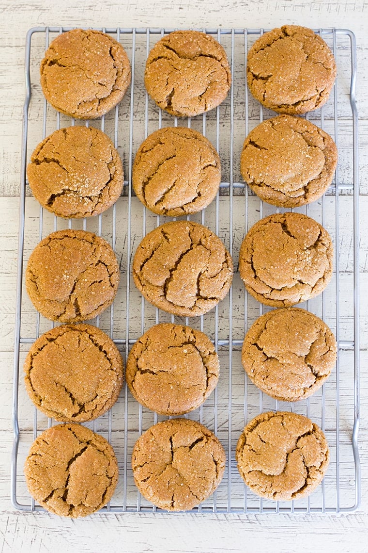 Chewy Ginger Molasses Cookies are the ultimate Christmas cookie packed with holiday spices and flavor. 