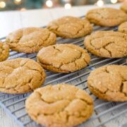 Chewy Ginger Molasses Cookies are the ultimate Christmas cookie packed with holiday spices and flavor.