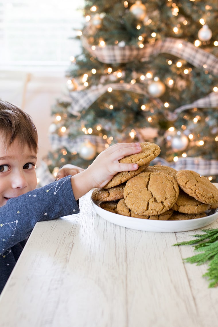 Chewy Ginger Molasses Cookies are the ultimate Christmas cookie packed with holiday spices and flavor. 