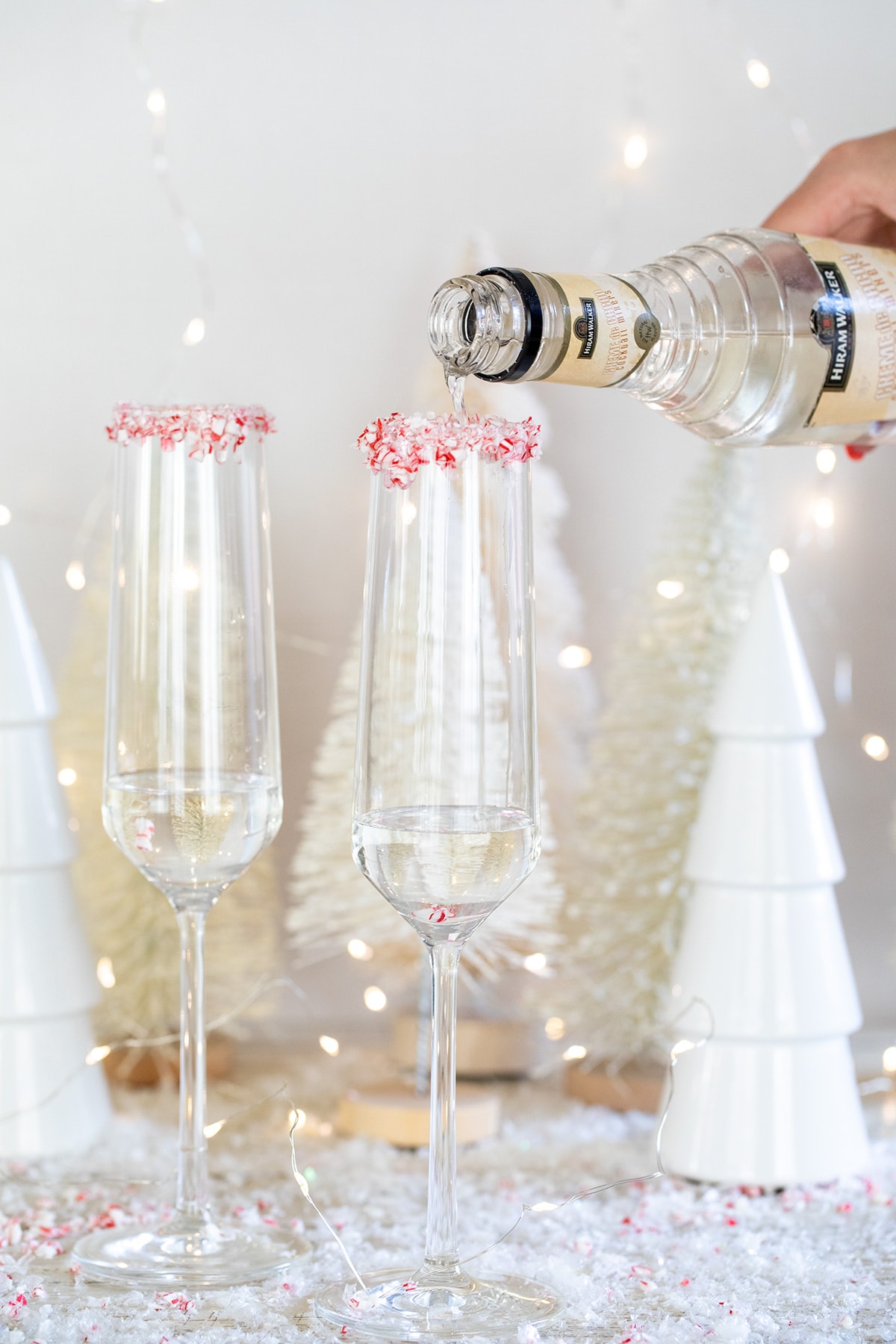 Peppermint White Christmas Cocktail