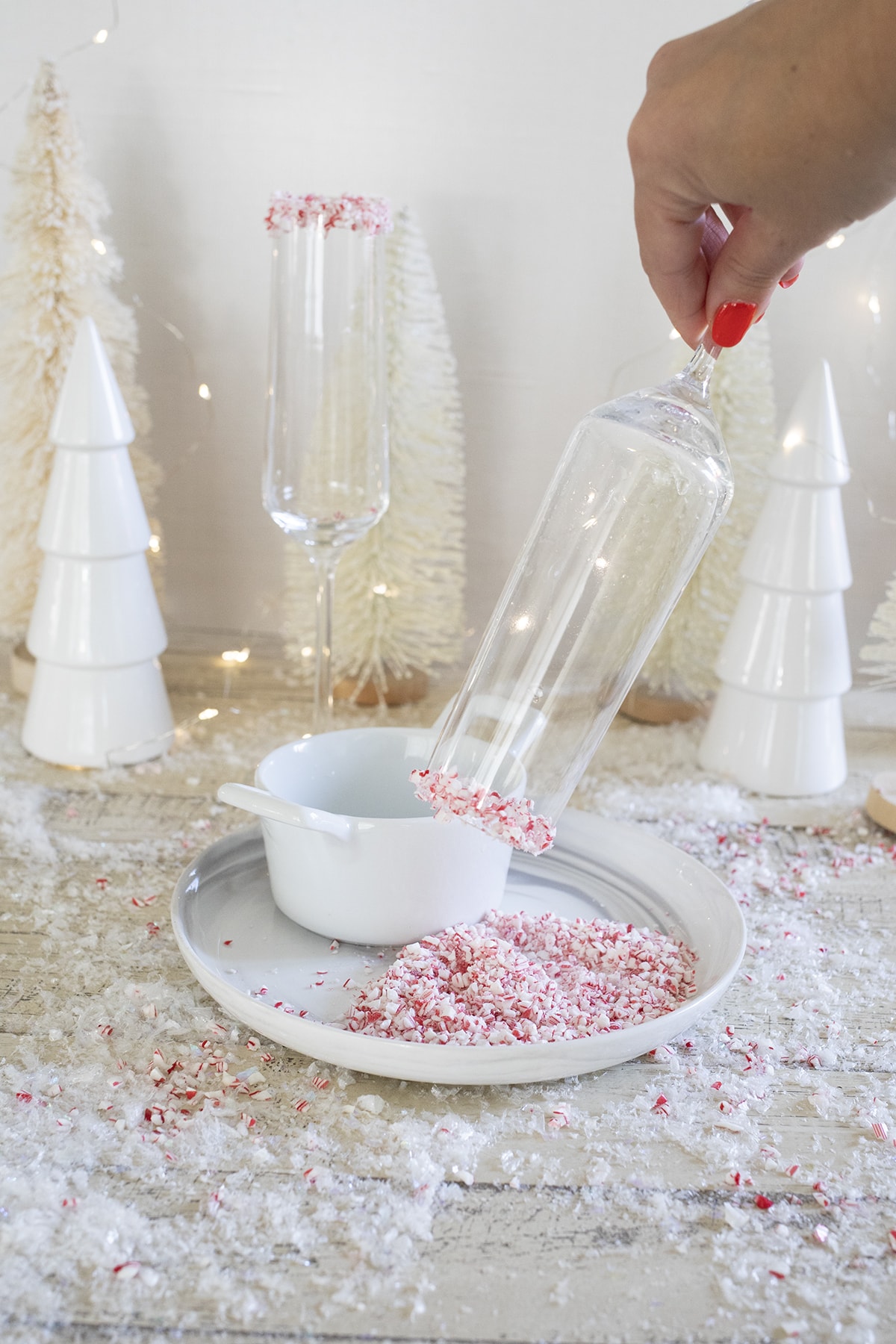 Peppermint White Christmas Cocktail