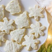 Classic Frosted Cutout Sugar Cookies Recipe Easy to Make with No Spread and Fluffy Cream Cheese Frosting