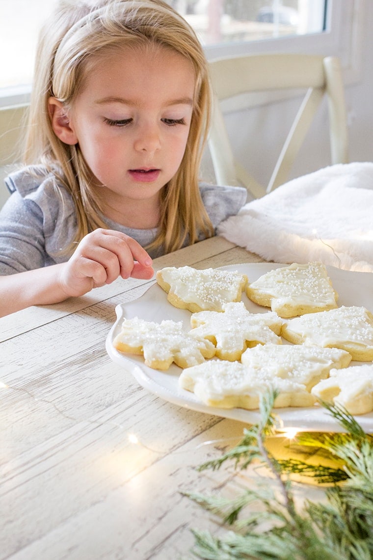 Classic Frosted Cutout Sugar Cookies Recipe Easy to Make with No Spread and Fluffy Cream Cheese Frosting