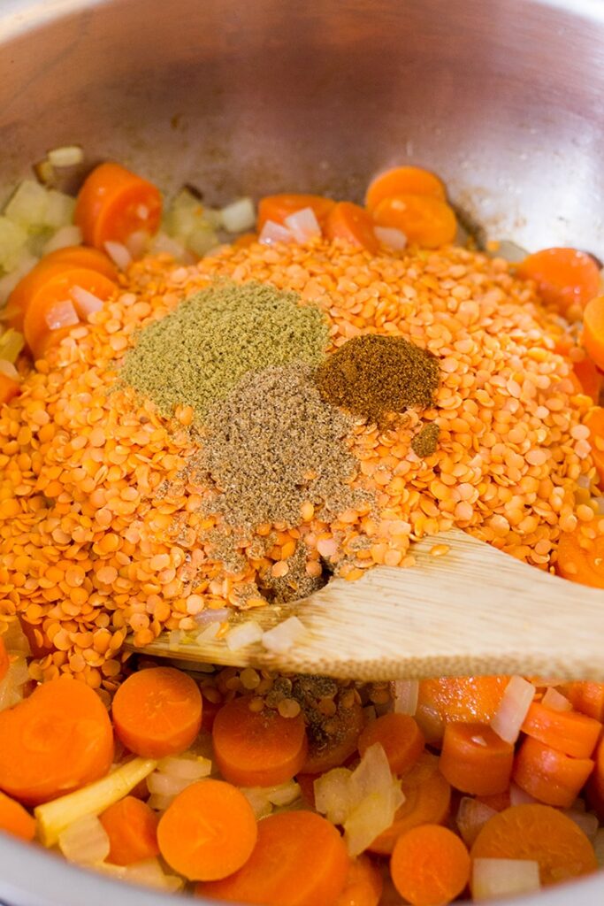 Red Lentil Ginger Carrot Soup is a healthy and satisfying way to slim down and still feel content. 