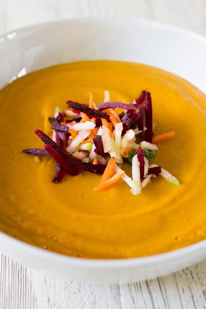 Red Lentil Ginger Carrot Soup