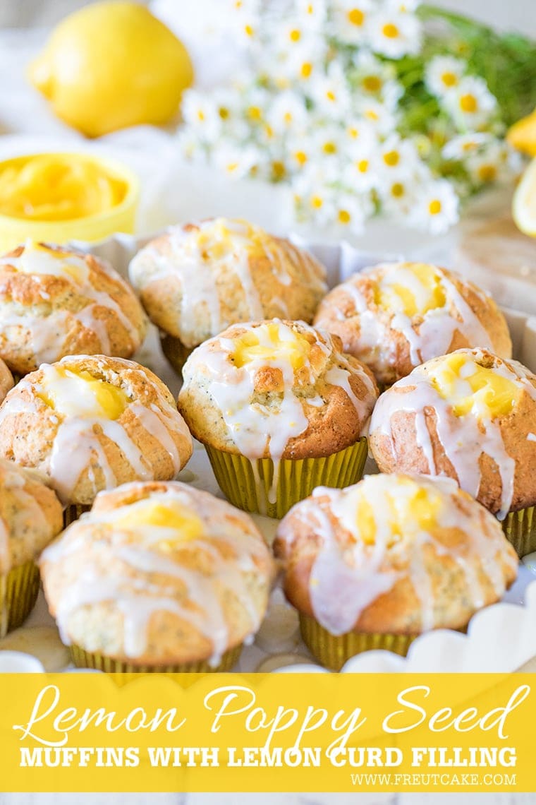 Lemon Poppy Seed Muffins with Lemon Curd Filling