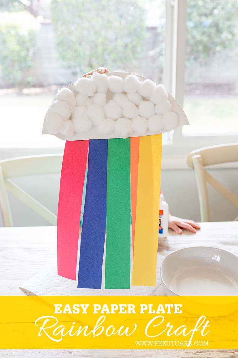 Easy Paper Plate Rainbow Craft for Kids