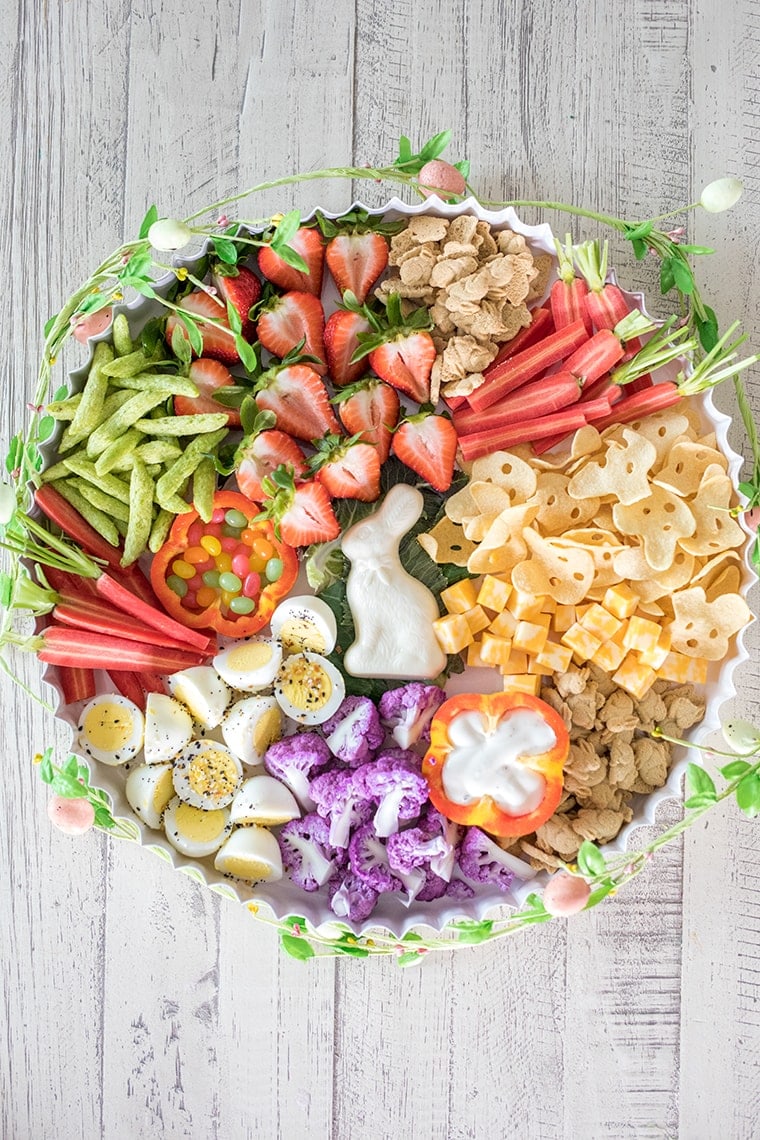 Healthy Easter Toddler Snack Board