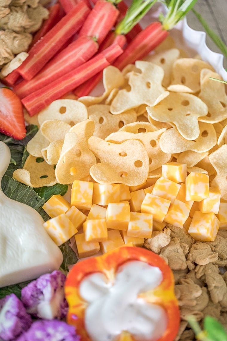 Healthy Easter Toddler Snack Board