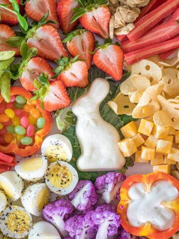 Healthy Easter Toddler Snack Board
