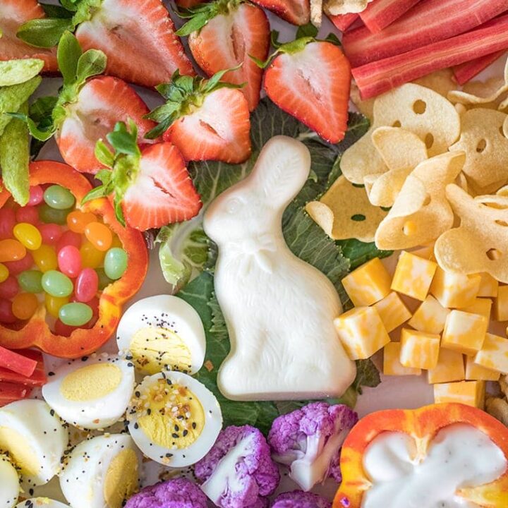 Healthy Easter Toddler Snack Board