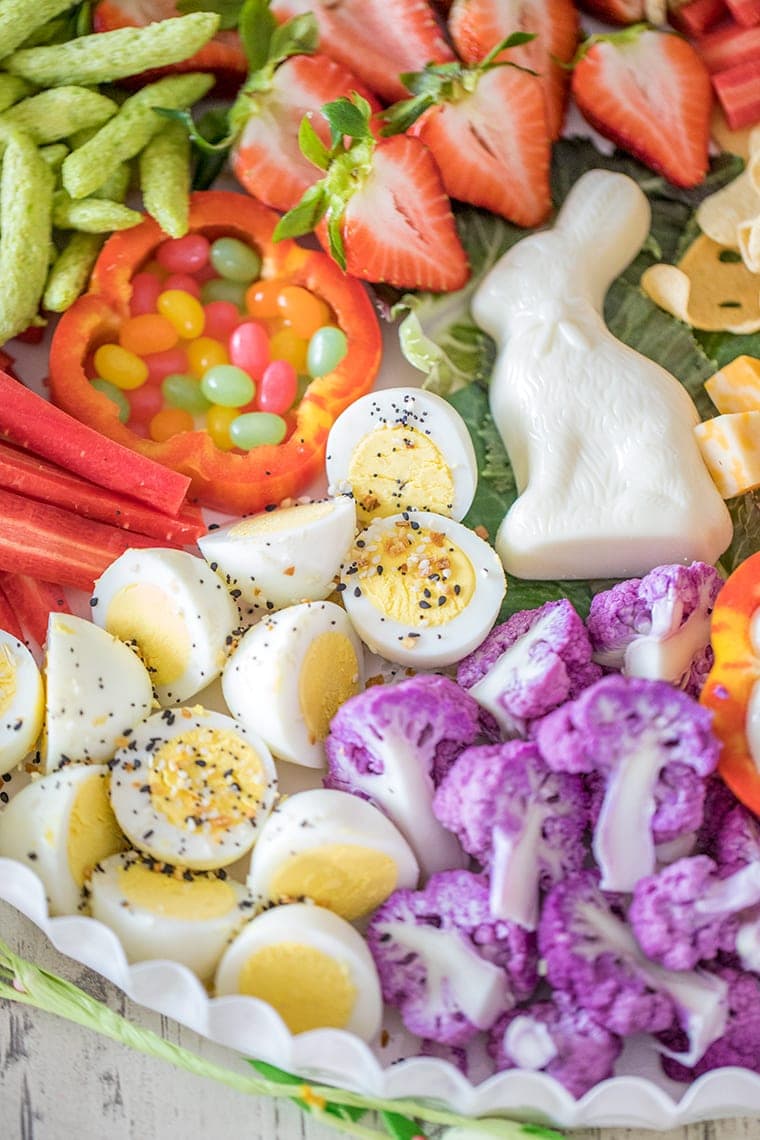 Healthy Easter Toddler Snack Board