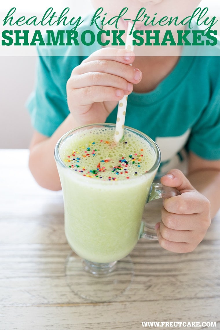 Healthy Shamrock Shake for Kids