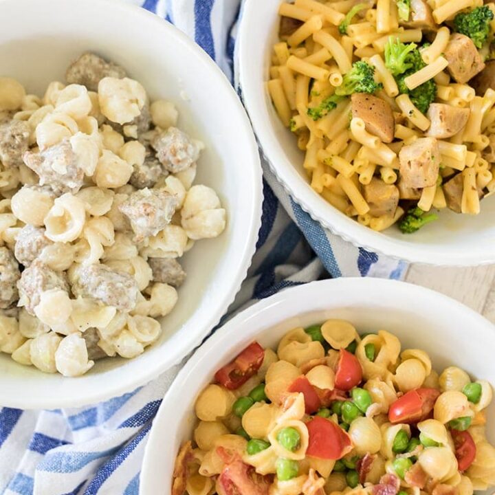 Mac and Cheese with Broccoli and Chicken Sausage