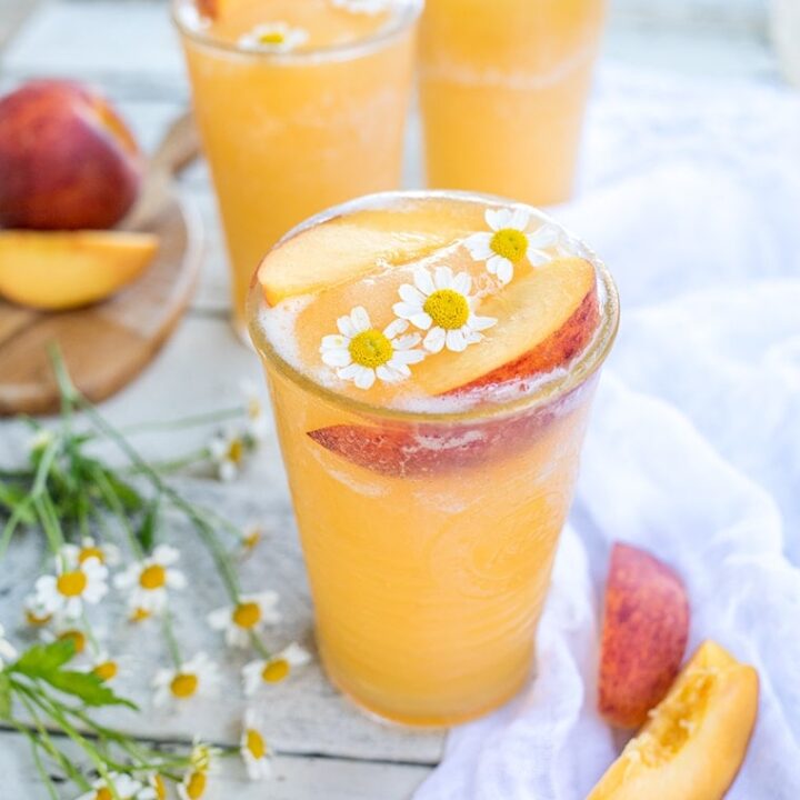 Peach White Wine Slushies