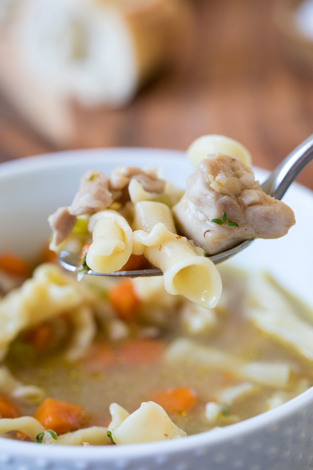 Big Batch Chunky Chicken Noodle Soup